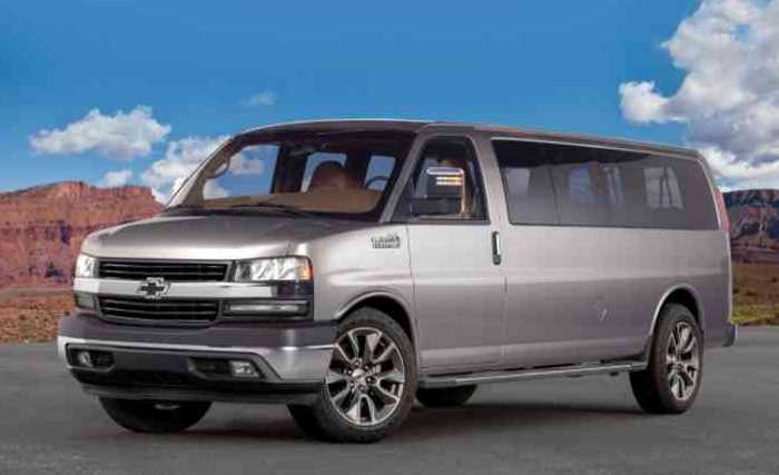 2022 Chevrolet Express Exterior