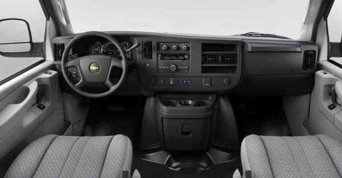 2022 Chevrolet Express Interior