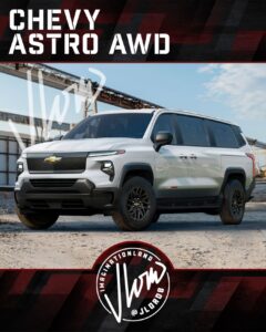 Virtually Reborn 2026 Chevrolet Astro 4WD Minivan Combines Silverado